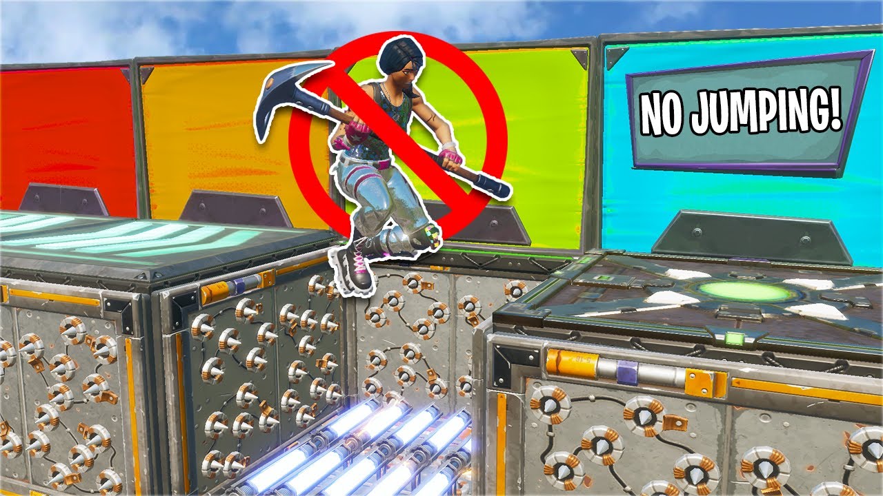 I played a NO JUMPING Deathrun with Impulses... (Fortnite Creative)