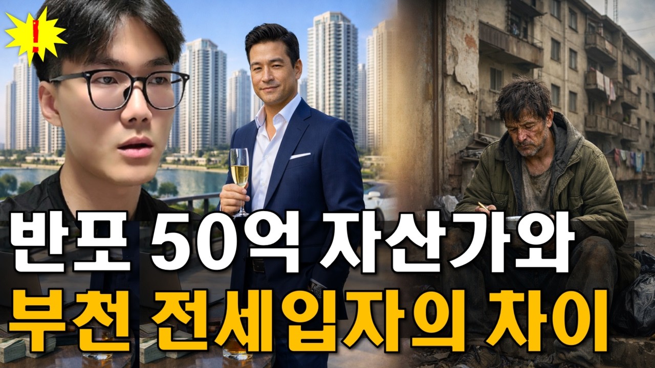 극명하게 갈리는 부자와 서민의 마인드