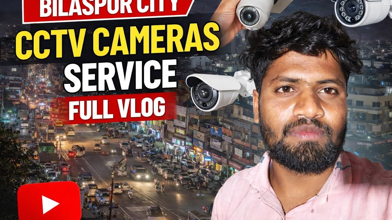 Cctv cameras sarvice bilaspur City #vlog #tranding #viralvideo #vlogging #bilaspur #souravjhoshivlog