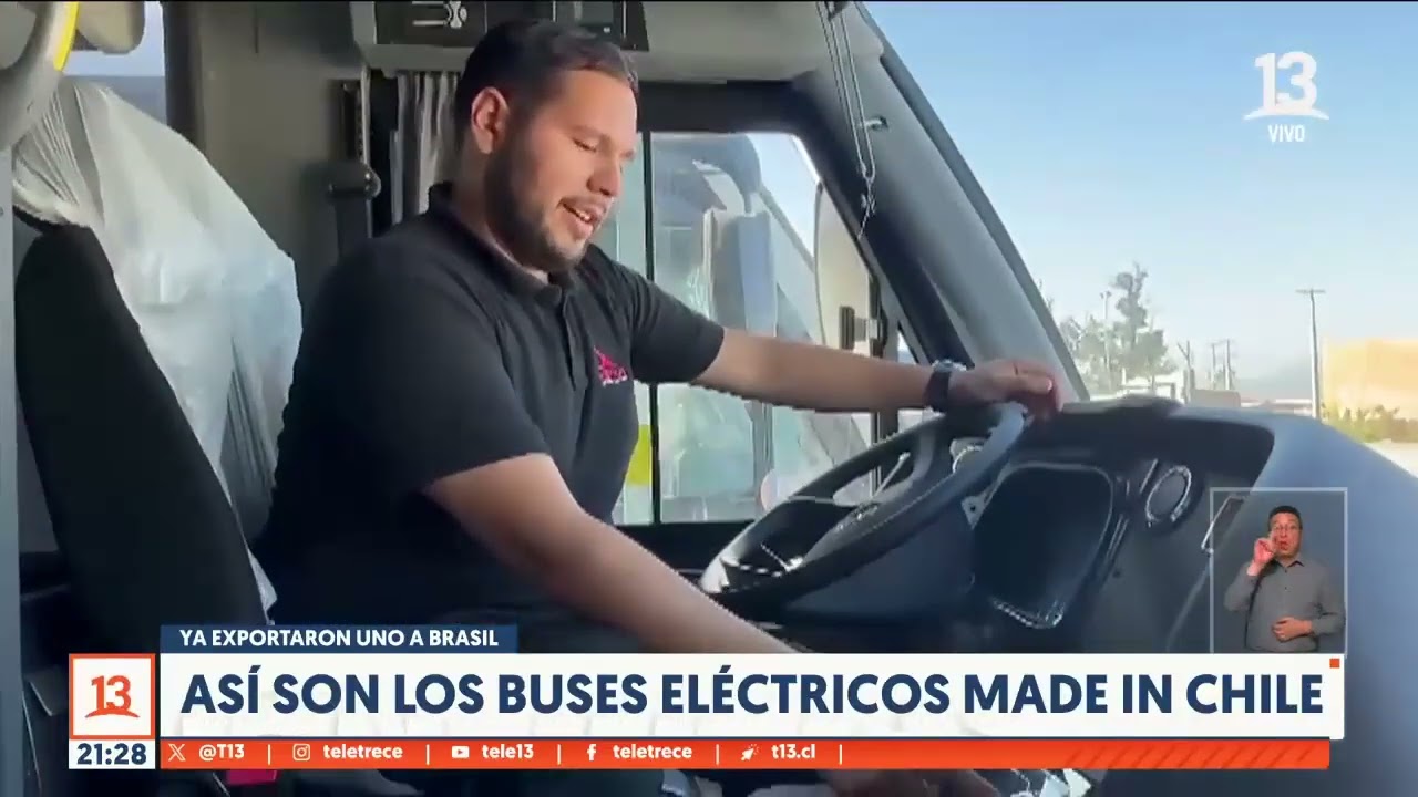 Así son los buses eléctricos hechos en Chile