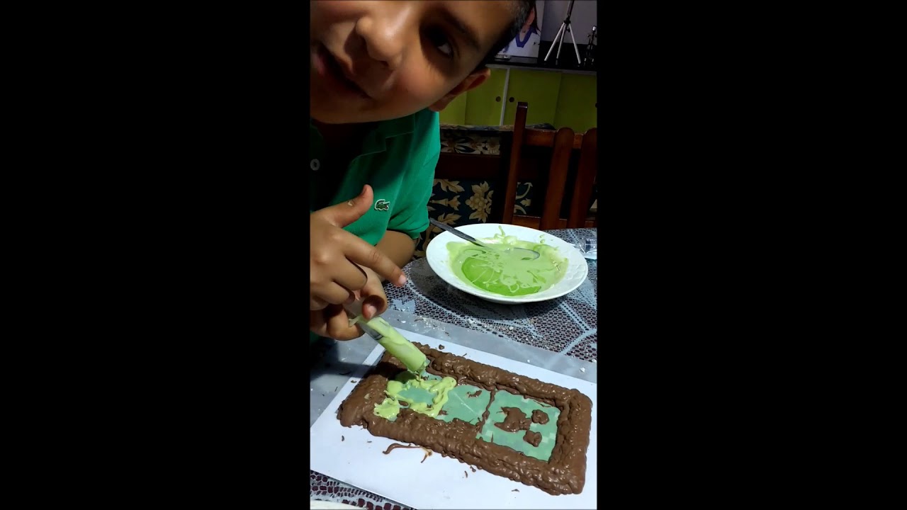 COMO HACER UN CREEPER DE CHOCOLATE