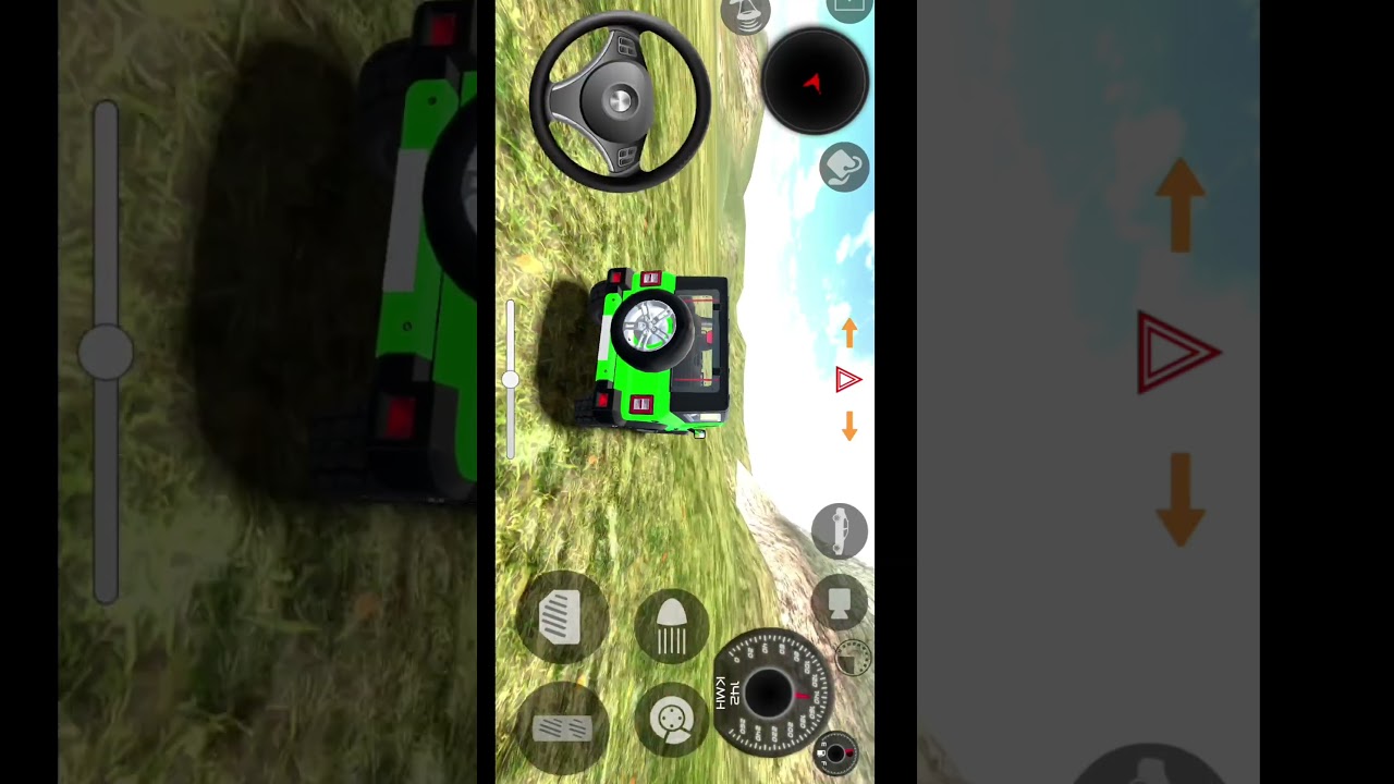 Modified Mahindra Thar 👿 new driving long jump challenge 🎯 Indian Cars Simulator 3D gadi wala games