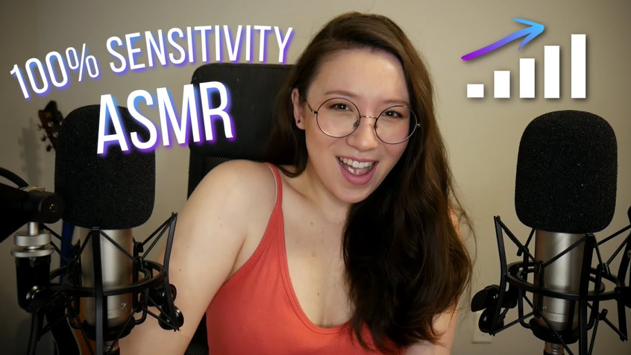 ASMR at ✨100% ✨ Sensitivity! 😮 Crazy Sensitive Ear to Ear Whispering