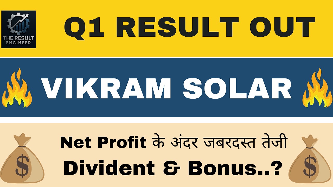 Vikram Solar Q1 Results 2027 | Vikram Solar Results Today | Vikram Solar Share Latest News |