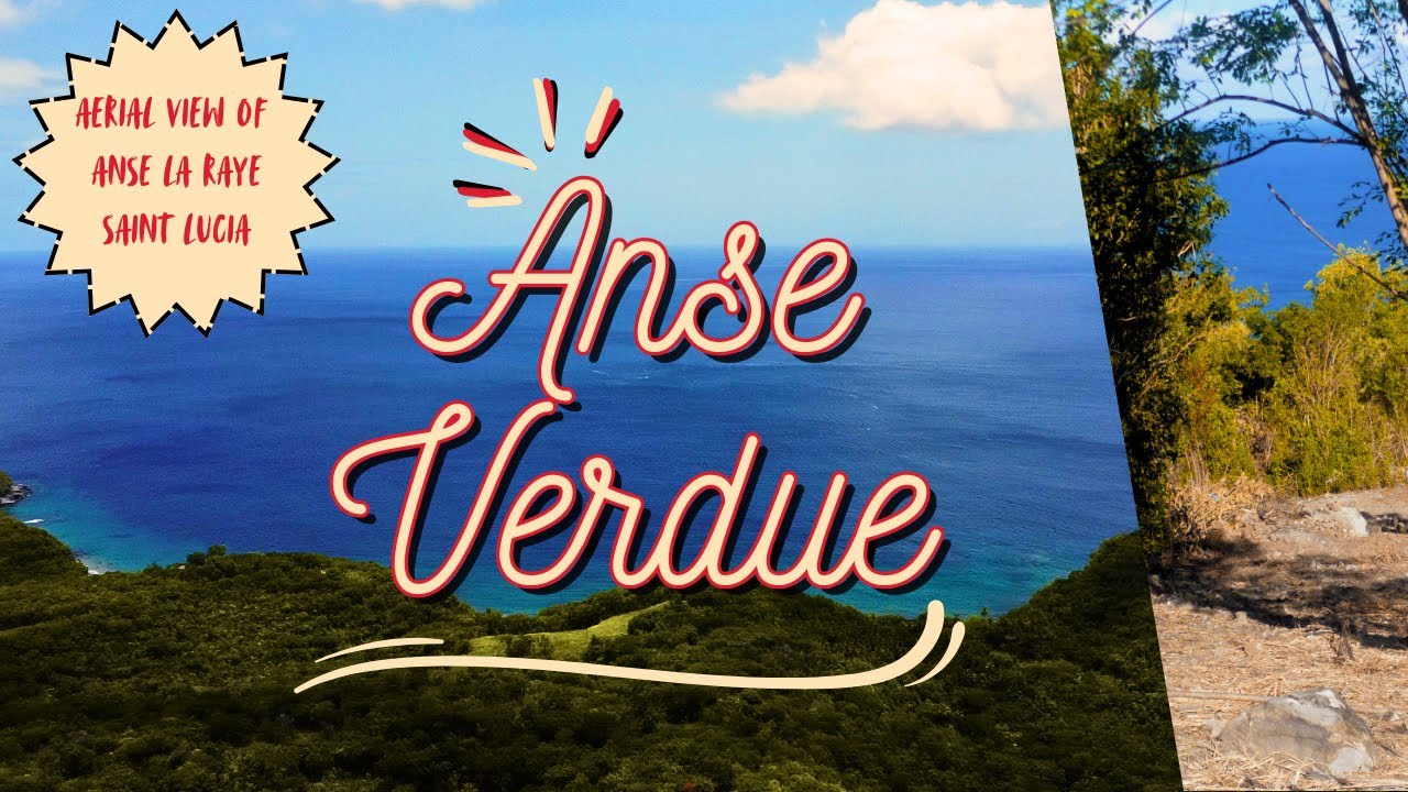 Breathtaking Oceanview Land for Sale in Saint Lucia 🌴 | Drone Tour of Anse Verdure