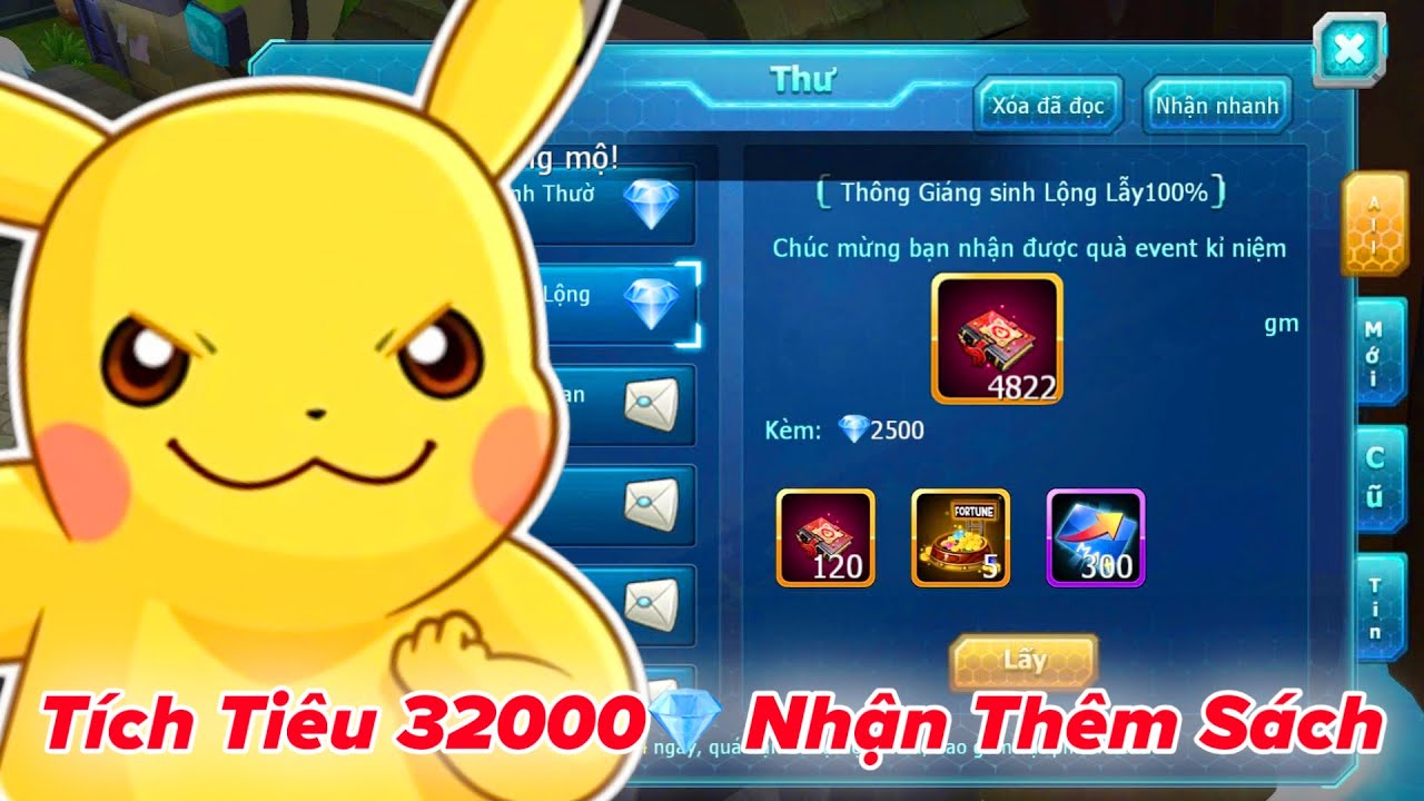 Poke Đại Chiến | Tập 53 : Tích Tiêu 32000 Kim Cương Ăn Sự Kiện Nhận Sách ???