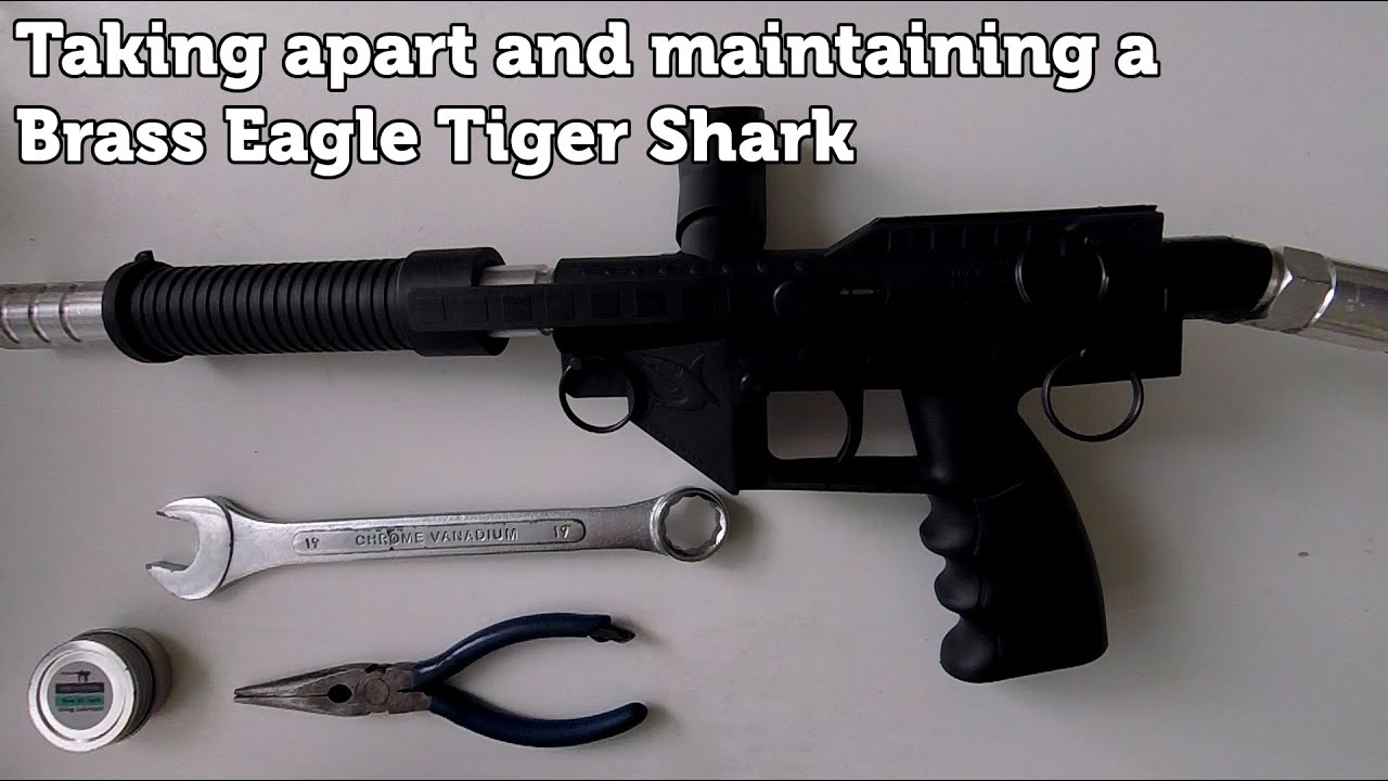 Brass Eagle Tiger Shark Disassembly, Reassembly, Velocity Adjustment, and Troubleshooting