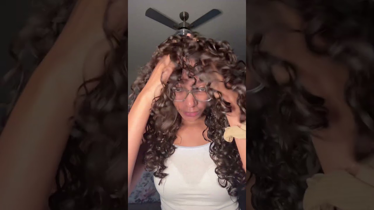 Shaking curls out