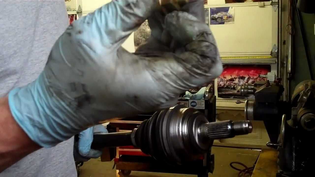 how to replace the axle on your Honda