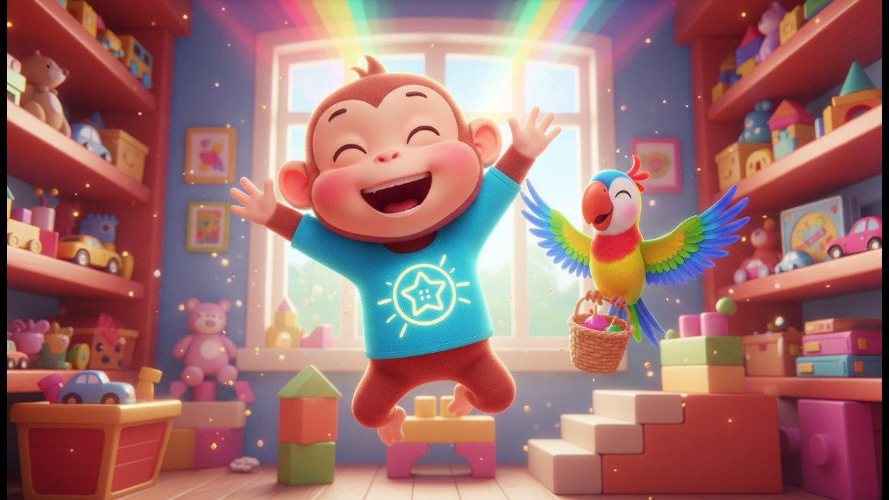 La Scimmietta Riordina 2🐵✨ | Canzone Educativa per Bambini | Mettere in Ordine Divertendosi