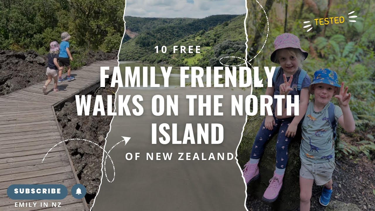10 FREE Family Walks on New Zealand's North Island | Easy, Scenic & Kid-Friendly