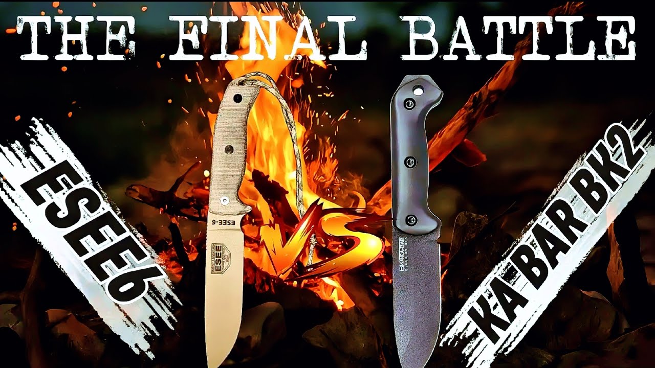 ESEE 6 vs BK2: Which Knife Wins Real Survival Tasks?