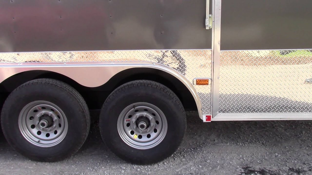 Concession Trailer 8.5' x 45' Black Catering Event Food Trailer