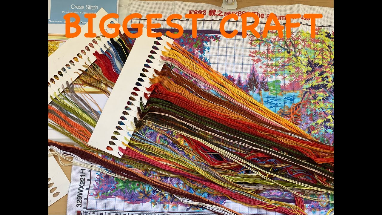 Spring and Joy Sunday stamped cross stitch review #biggestcraft