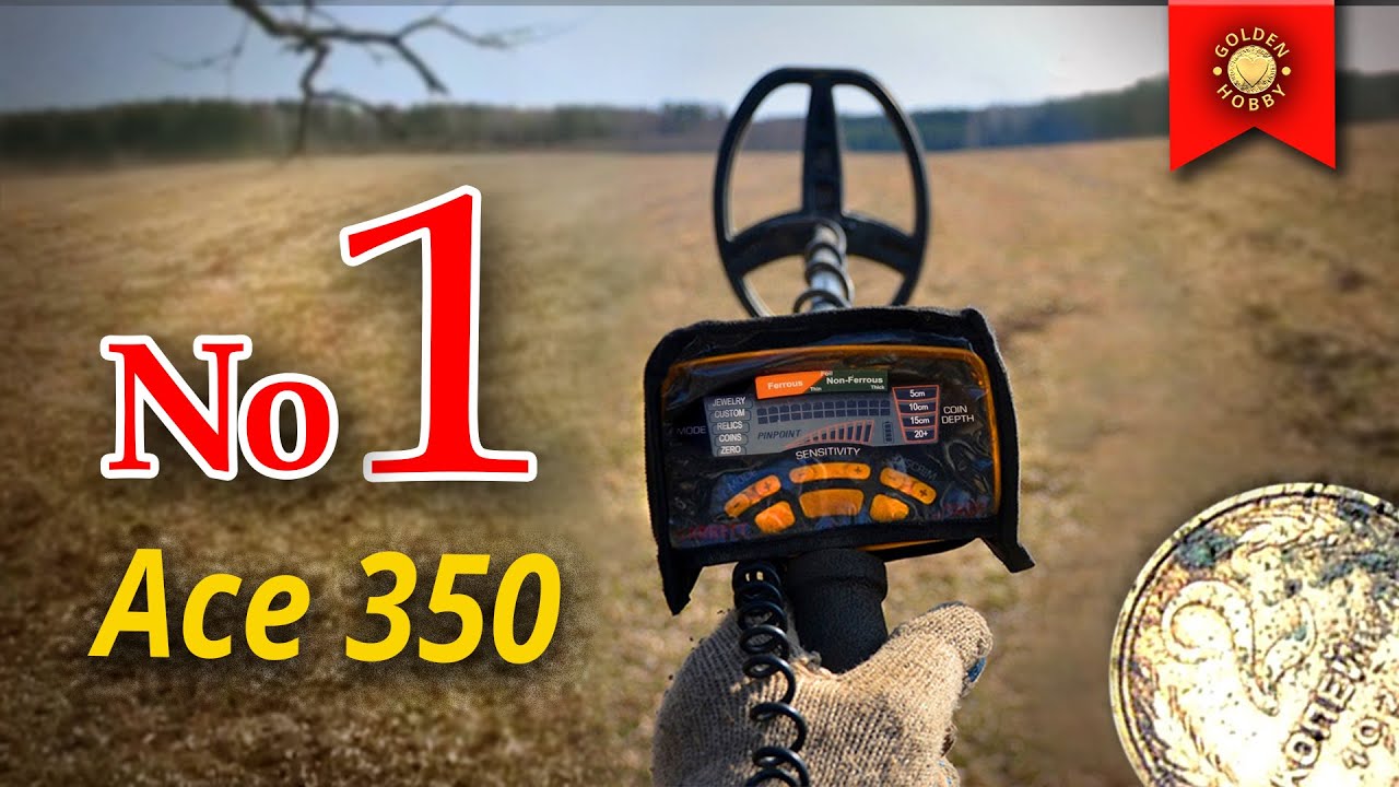 THE FIRST TREASURE HUNT WITH Garrett Ace 350 Metal detecting of a beginner | Golden Hobby