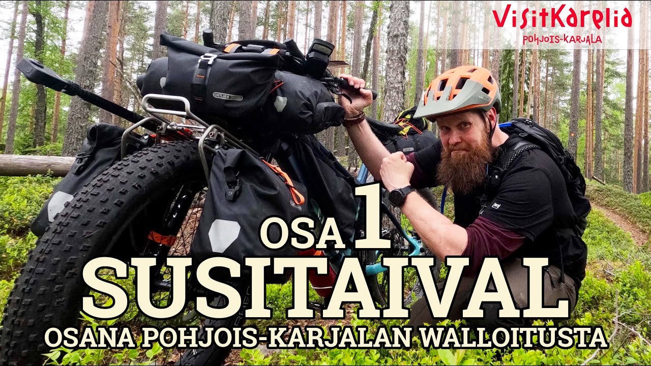 Pohjois-Karjalan Walloitus - Susitaival / Osa 1/ Möhkö - Kaunisjärvi - Bikepacking -4K