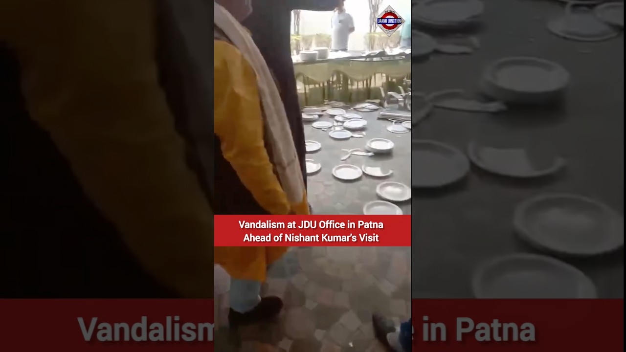 Vandalism At JDU Office In Patna Ahead Of Nishant Kumar&rsquo;s Visit, Son of Bihar CM Nitish Kumar