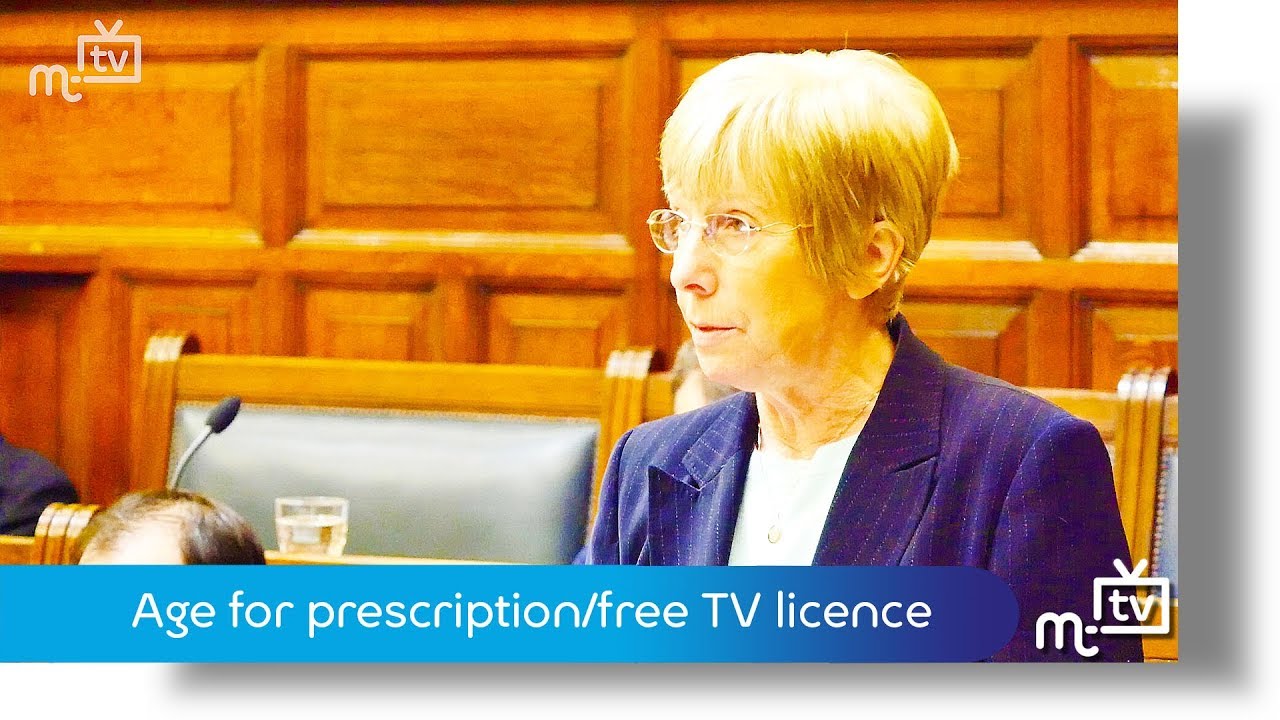 Age for prescription/free TV licence