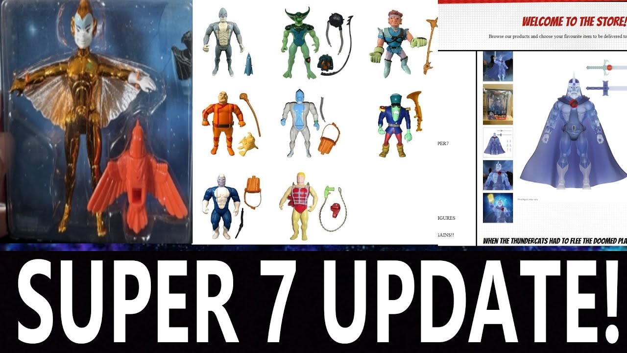 SUPER 7 REVEALS GHOST JAGA, VAC METAL COPPER KID  FROM BRIAN FLYNN AND TIGERSHARKS PLUS 4 DELUXE