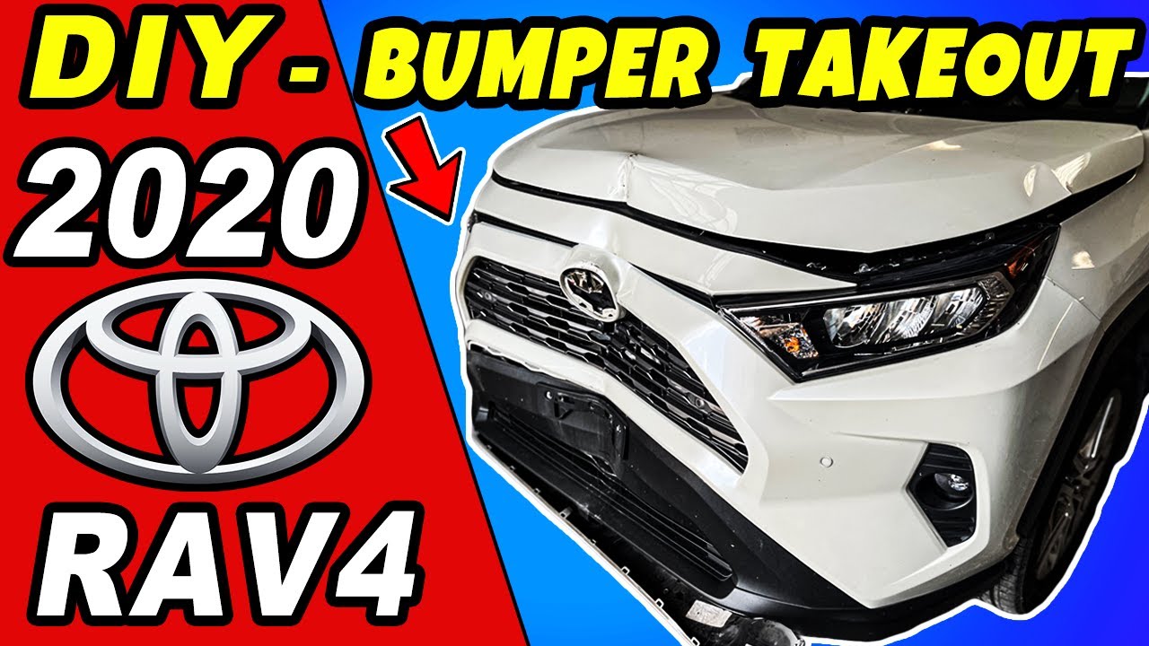 DIY 2019 - 2025 Toyota RAV4 Front Bumper Removal | How To Remove Rav4 Front Bumper