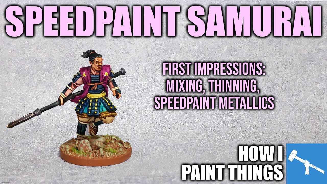 First Impressions of Army Painter's Speedpants 2.0, and Samurai! [How I Paint Things]