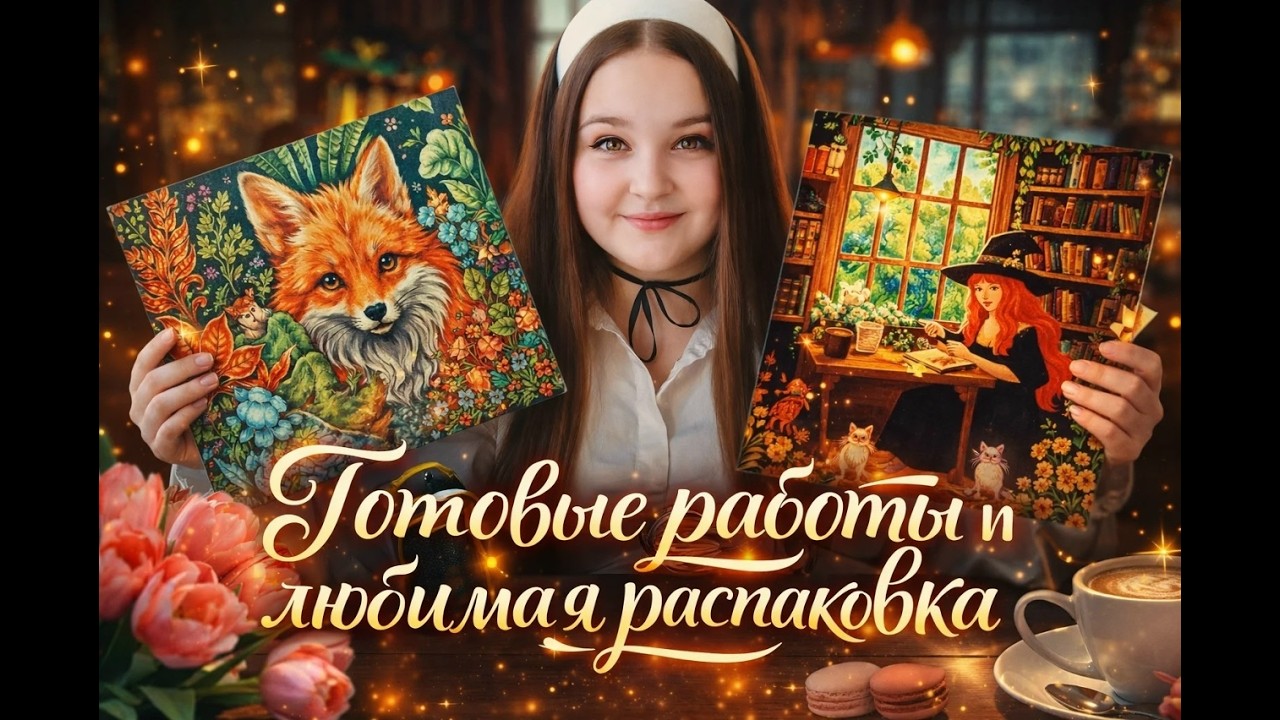 Готовые работы не всё так гладко. Распаковка, участие в новом СП!