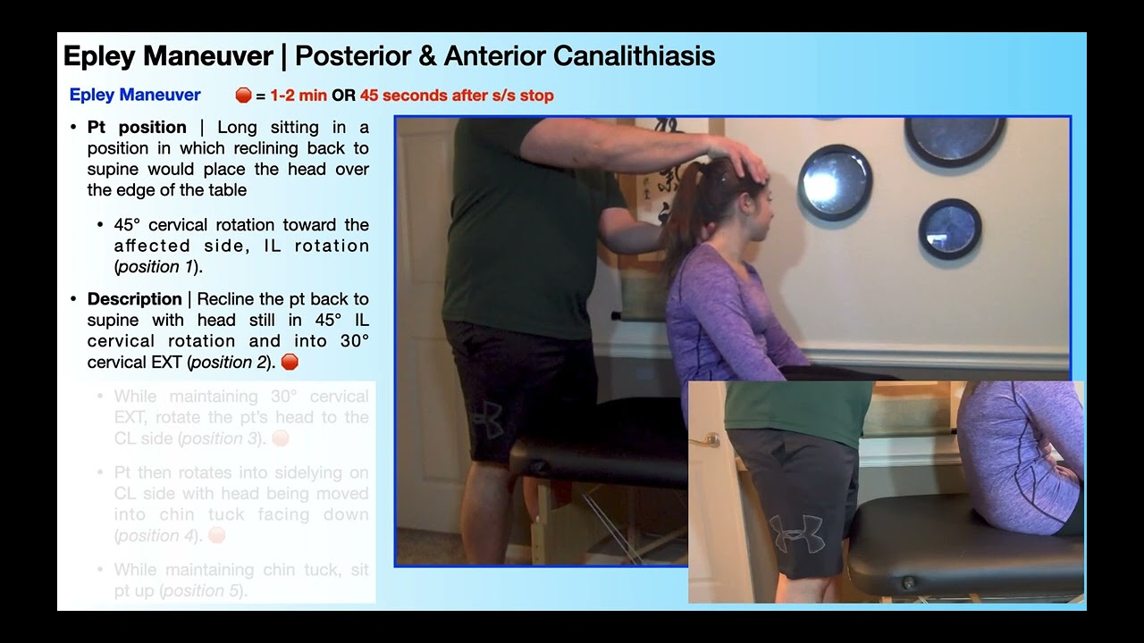 BPPV Treatment | Epley Maneuver [Why, When, & How]