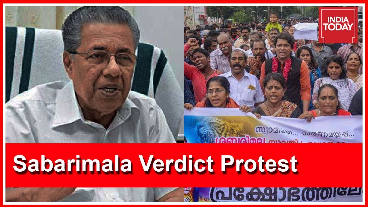 Kerala CM Condemns State-Wide Sabarimala Verdict Protests