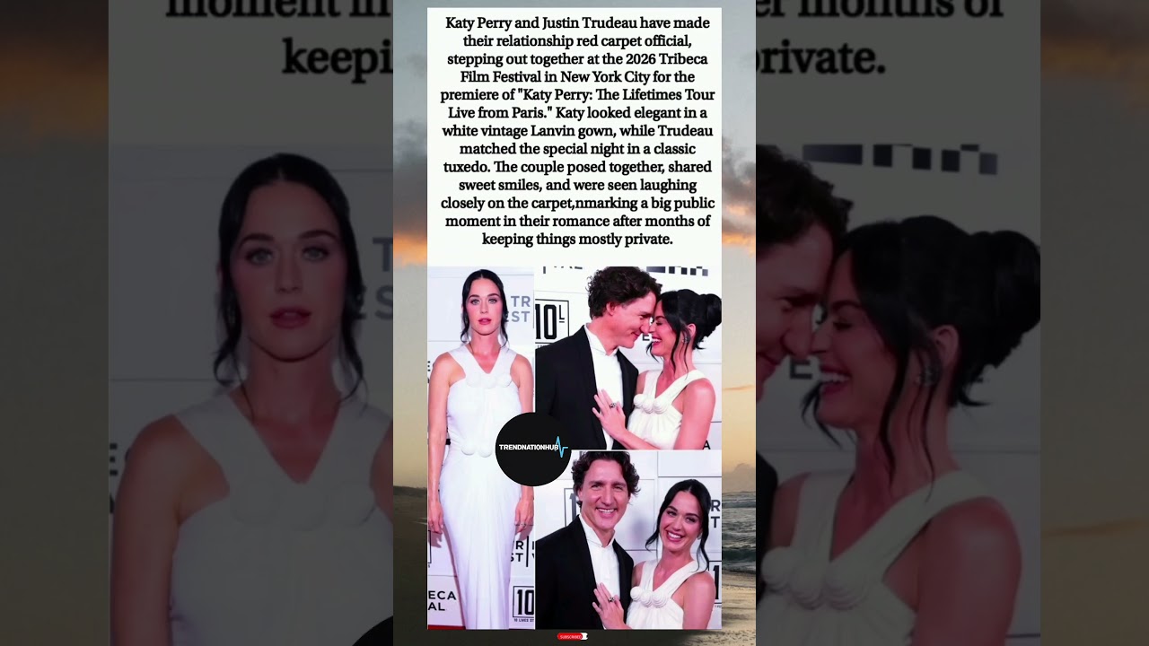 💖 Katy Perry & Justin Trudeau Make Red Carpet Debut at Tribeca Film Festival#fyp #fypage #ytshorts