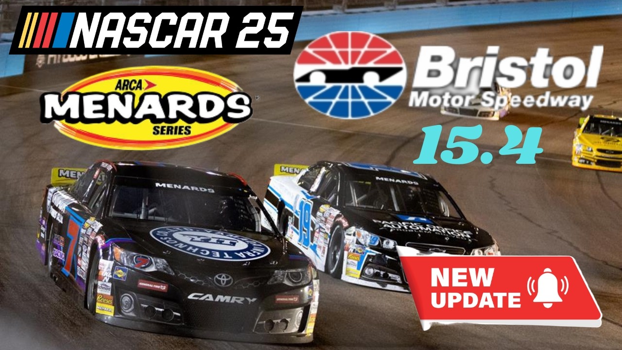 NASCAR 25 (Updated) Setup Arca Bristol (15.4)