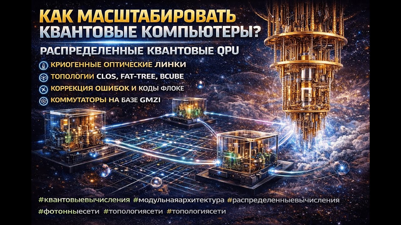 Будущее квантовых вычислений: Модульная архитектура, фотонные сети и распределенные вычисления