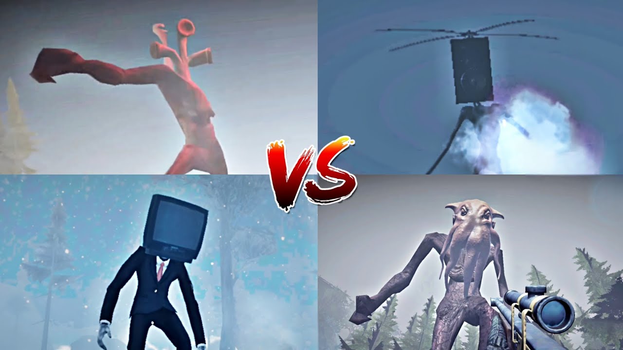 Pipe Head vs Speaker Head vs Tv Head vs Octopus Head | Comparation