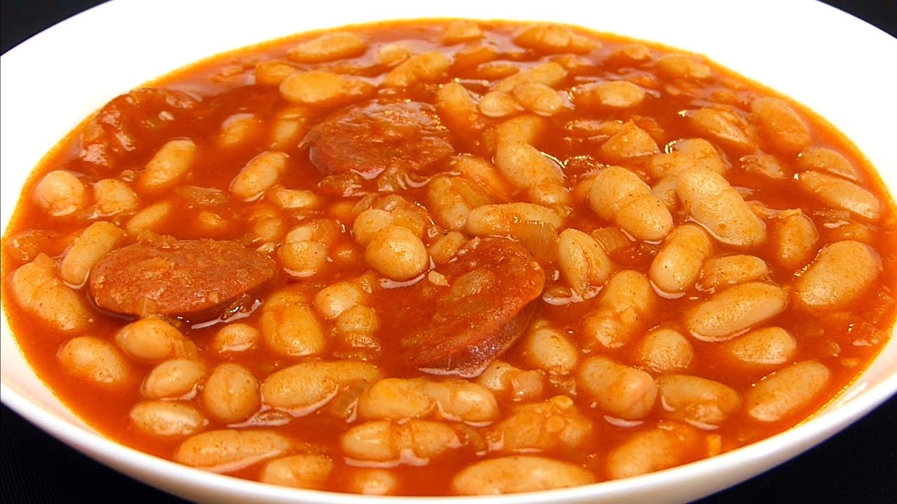 Alubias con Chorizo ¡En 10 minutos!