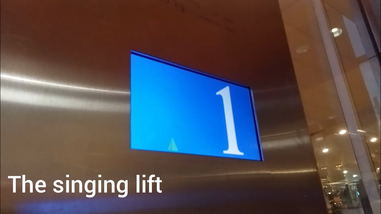 The Singing lift at Royal festival hall, Southbank centre, London