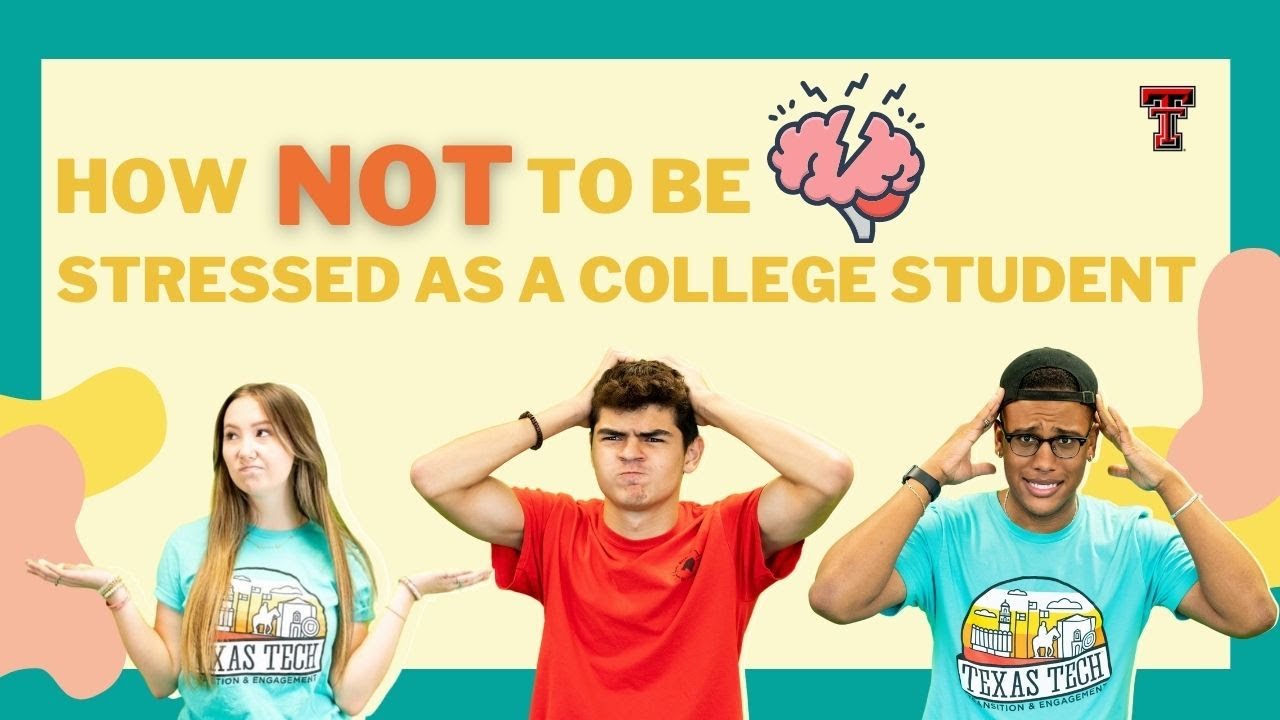 How NOT to be Stressed in College  | Texas Tech Vlog Squad