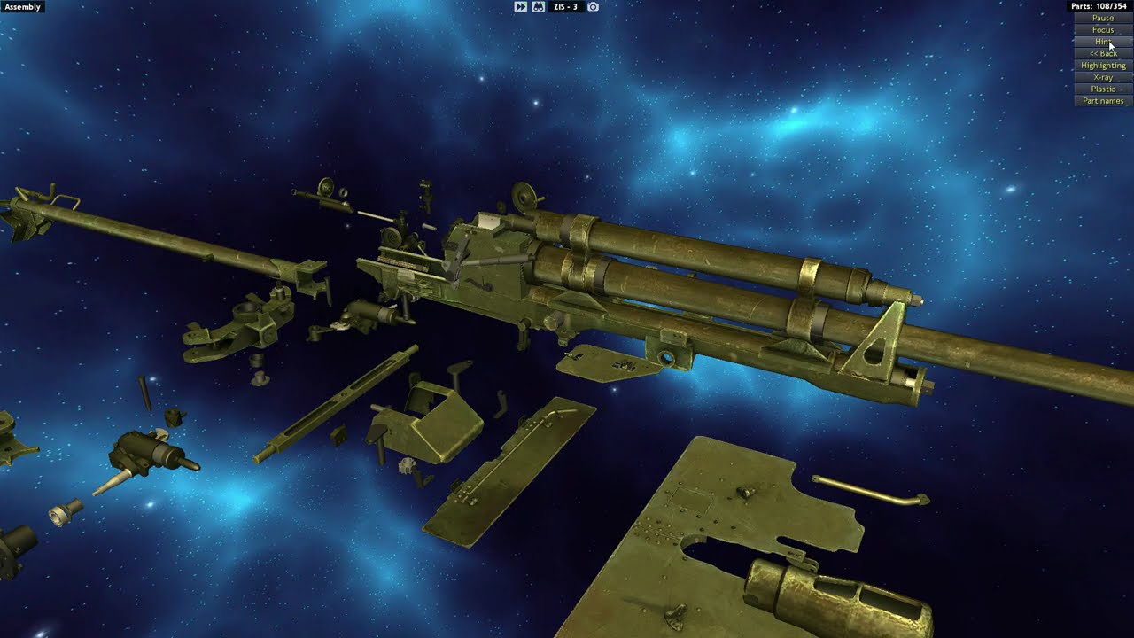 ZIS - 3 (Bütün parçalar - birleştirme)