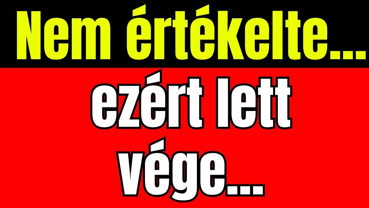 Amikor a hiány felfedi, hogy valójában ki voltál az életében...