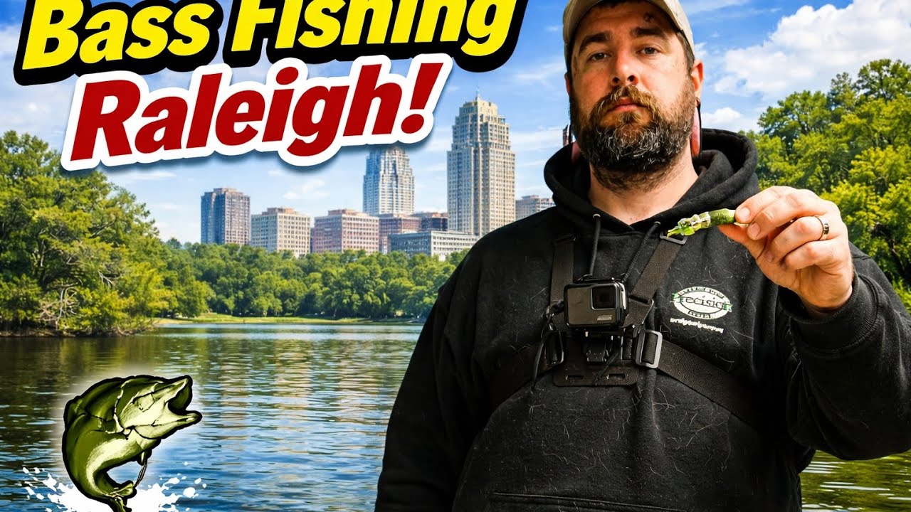 Raleigh NC Winter Bass Fishing | Bank Fishing Struggle