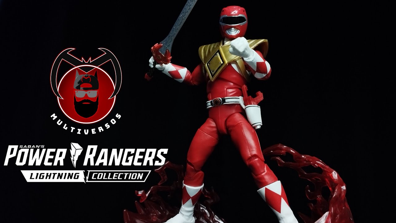 Unboxing y revisión Mighty Morphin Red Ranger Remastered Lightning Collection 30th en español
