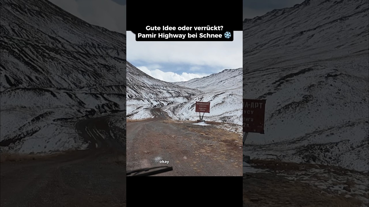 Das war die Fahrt durch das Niemandsland zwischen Kirgistan und Tadschikistan auf dem Pamir Highway