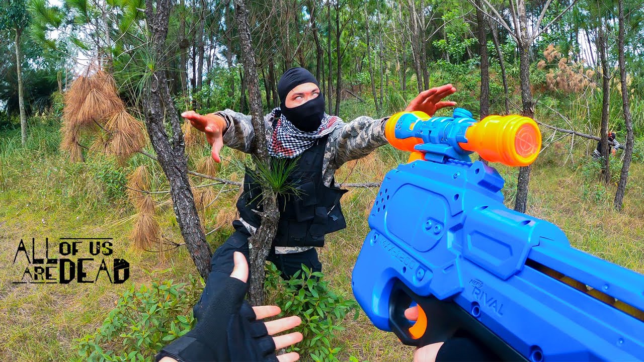 Нерф Зомби Война: Мы все мертвы 1 (нерф шутер от первого лица)