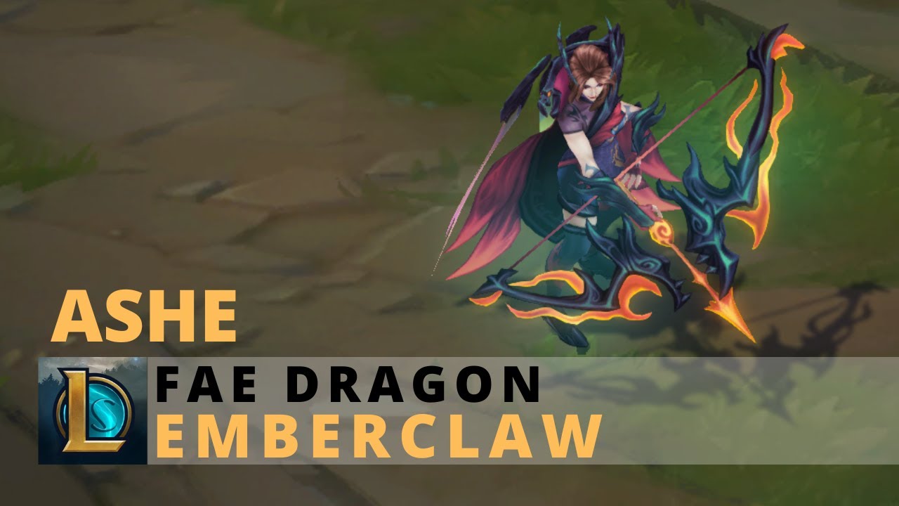 Fae Dragon Ashe Emberclaw Chroma - League of Legends