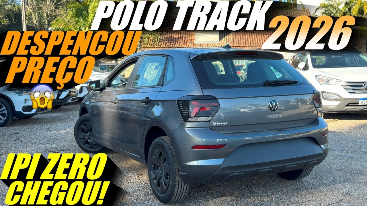 BAIXOU O PREÇO VW POLO TRACK 2026 - IPI ZERO CHEGOU! Melhor Hatch até 90 Mil