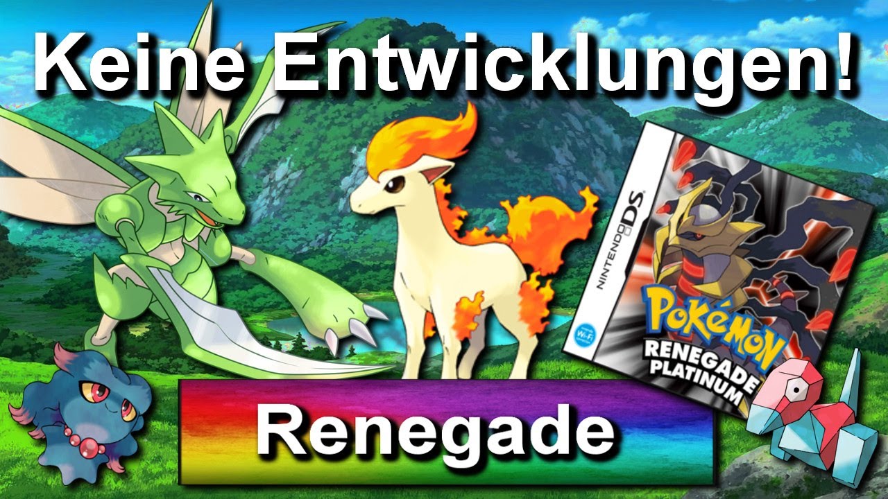 Kann man Pokemon Renegade Platinum OHNE entwickelte Pokemon durchspielen? (+ Keine Items in Kämpfen)