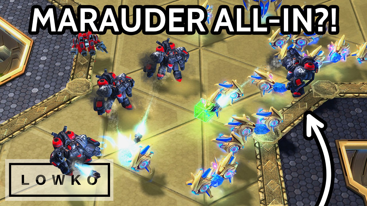 StarCraft 2: PROXY Marauder Rush(?!) in a $500,000 Tournament! (herO vs Cure)