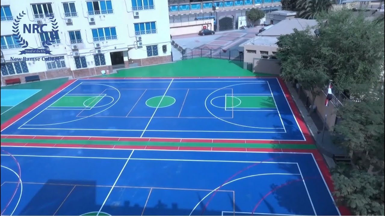 تجديد وتطوير ملاعب كلية رمسيس الجديدة