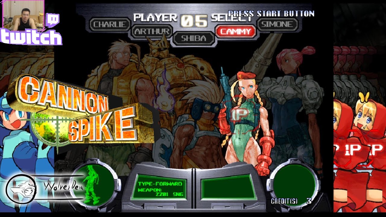 (DC) Cannon Spike - Attempt 01 - Cammy, Megaman, Charlie and BB Hood...Failed!