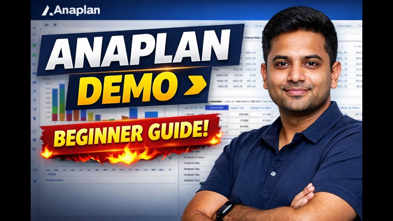 Anaplan Demo & Introduction | Learn Anaplan Course | Beginner Friendly 2026