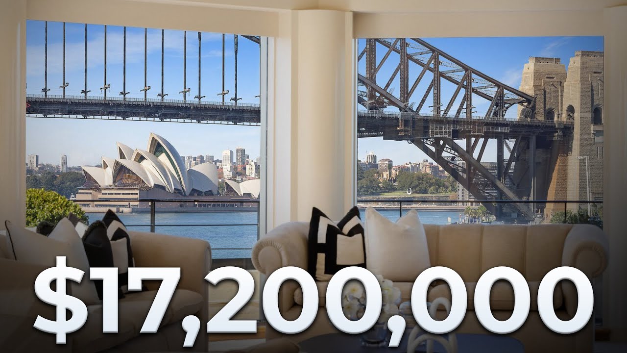 Inside this 2 Storey Sydney Penthouse with THE BEST VIEWS of the Opera House | McMahons Point, NSW