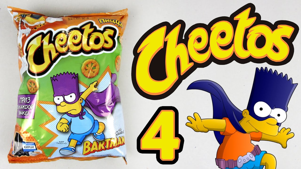 Cheetos [BARTMAN] Симпсоны Наклейки #4